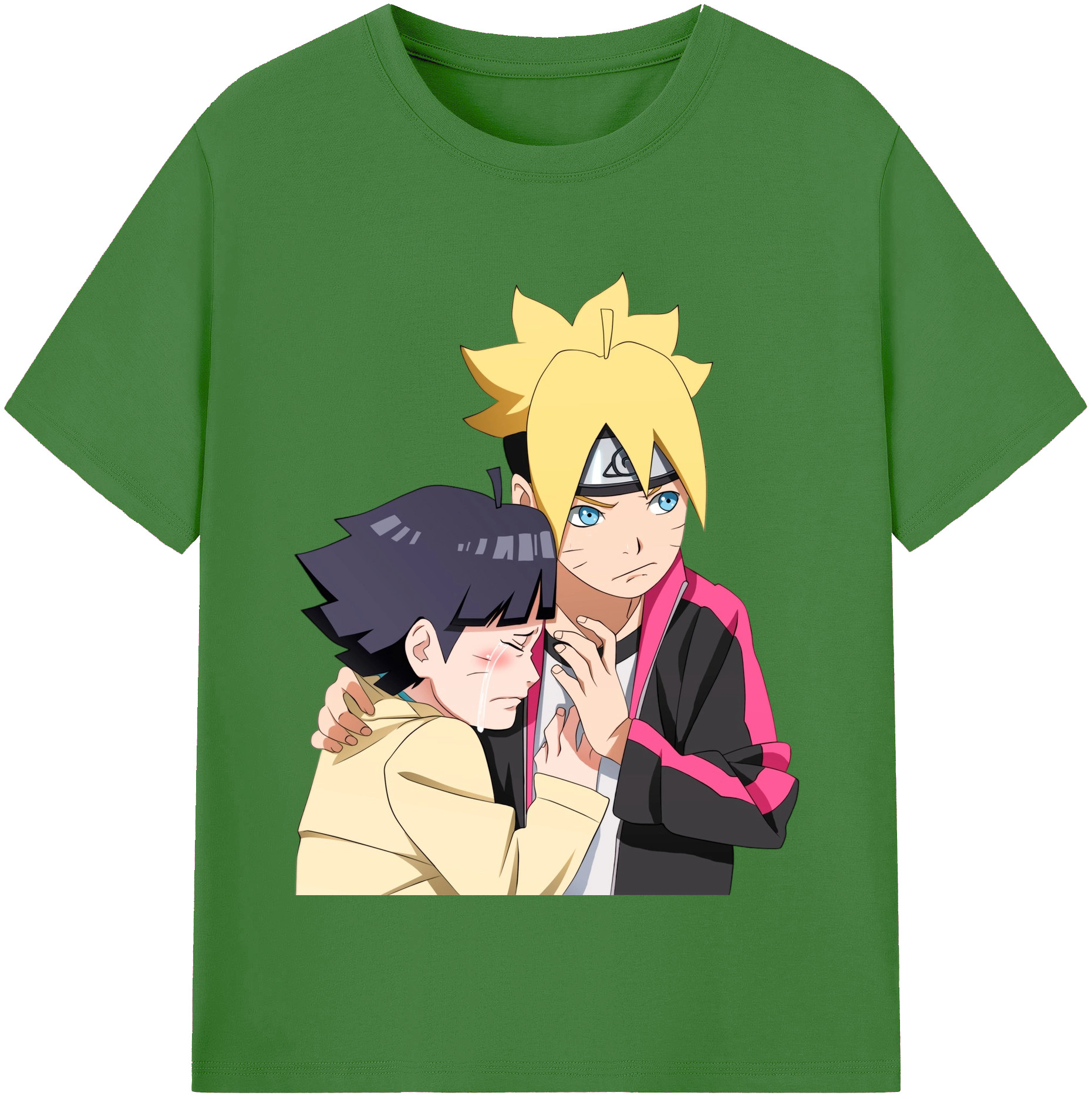 （画像用） NARUTO -ナルト- うずまき ボルト Uzumaki Boruto レディースカジュアルプリントTシャツ（綿100％）